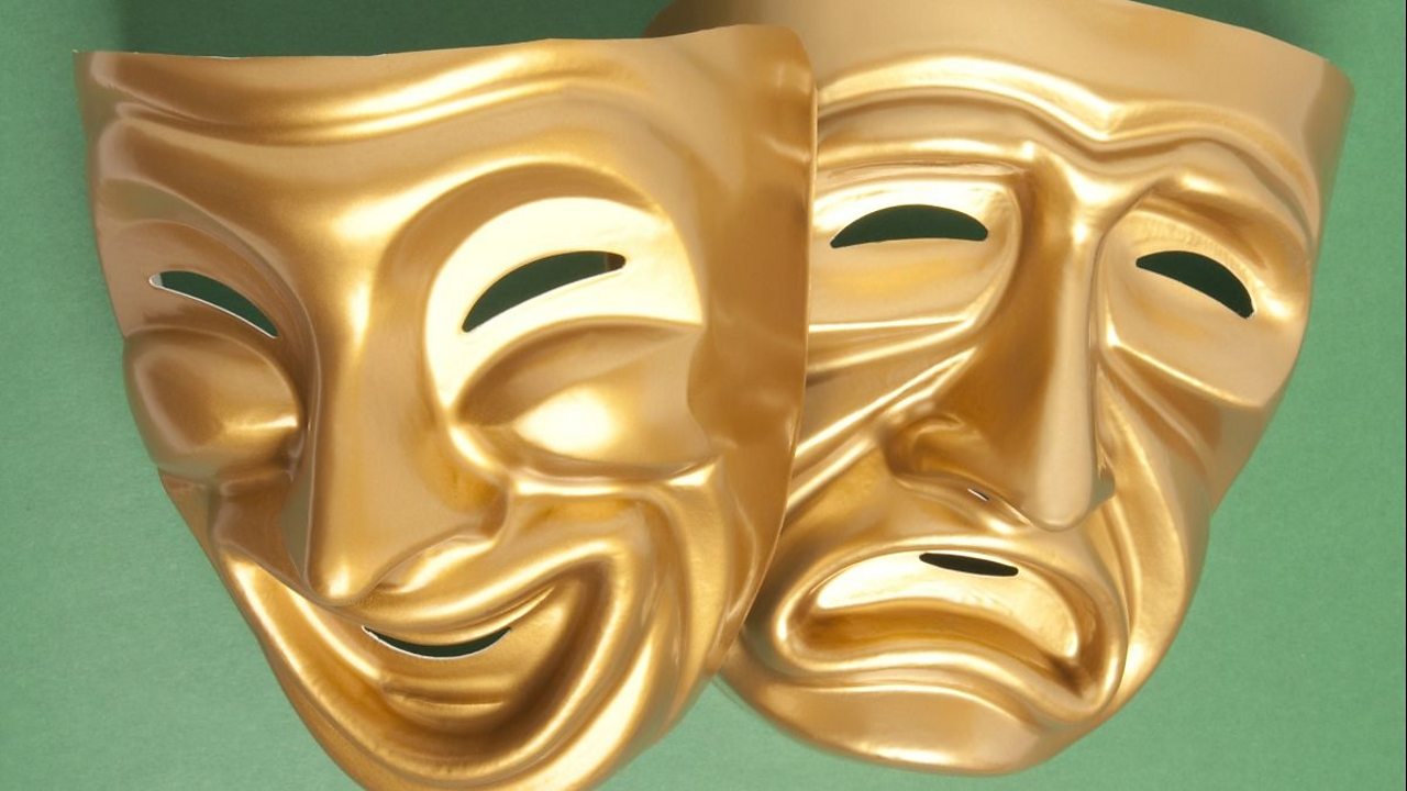 What’s Manchester got to do with the iconic BAFTA mask? - BBC Bitesize Maski Aktorów Z Czasów Starożytnej Grecji