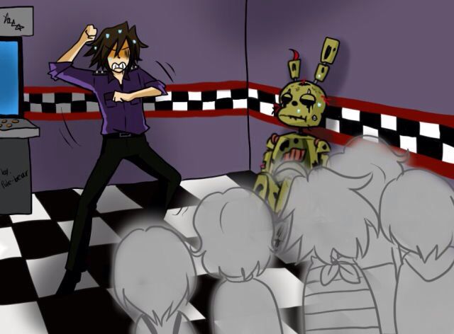 What's Purple Guy doing?Gangnam Style?? | Fnaf, Pole bear, Five night Fnaf Pole Bear Purple Guy