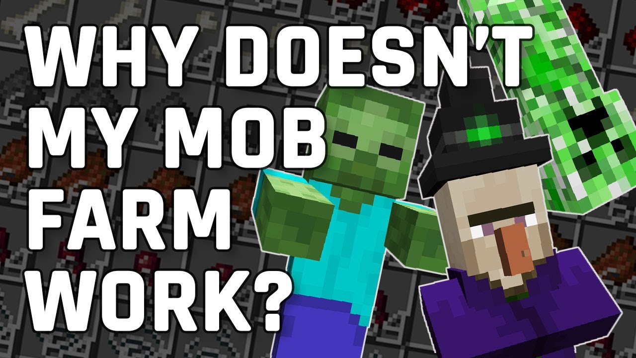 Why Doesn't My Mob Farm Work? (Tutorial) | Mastering Minecraft 1.15 Why Does My Mob Farm Not Work