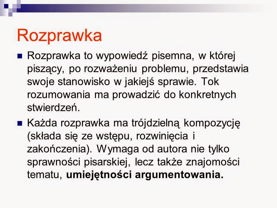 WIEDZIEĆ WIĘCEJ!: Rozprawka Rozprawka Krzyżacy Danusia Czy Jagienka