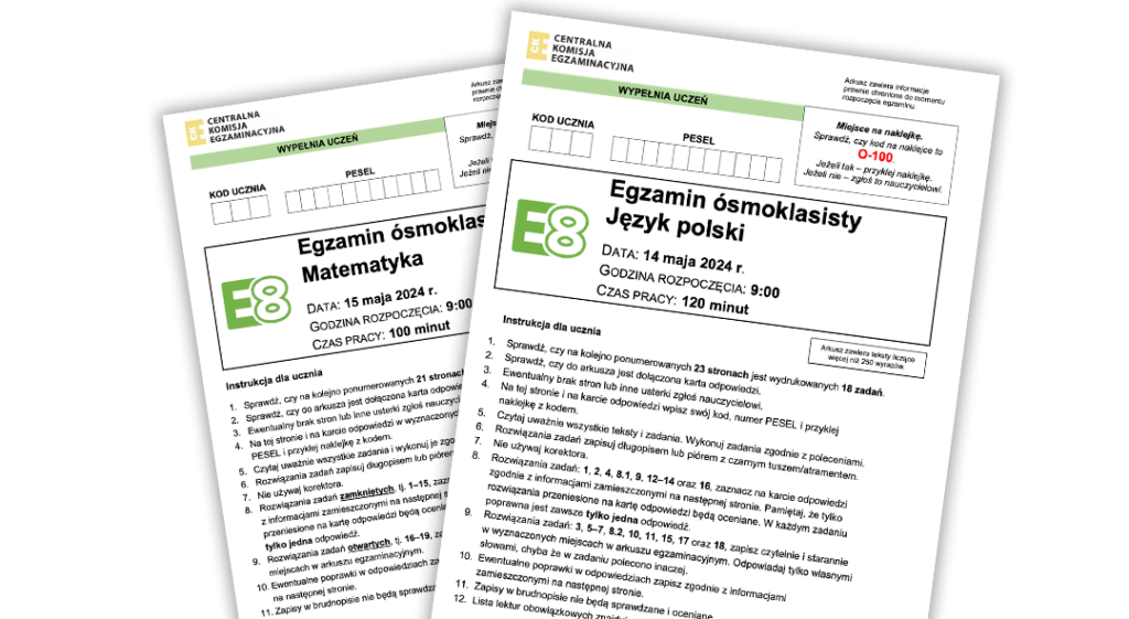 Przykladowe Arkusze Egzaminacyjne 8 Klasa