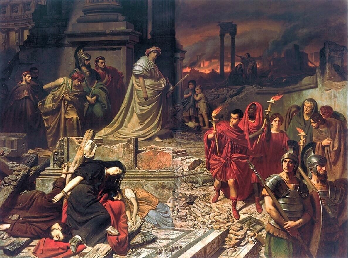 Wielki Pożar Rzymu. Fakty i mity o największym rzymskim pożarze Jak Wygladal Rzym W Czasie Pozaru Quo Vadis