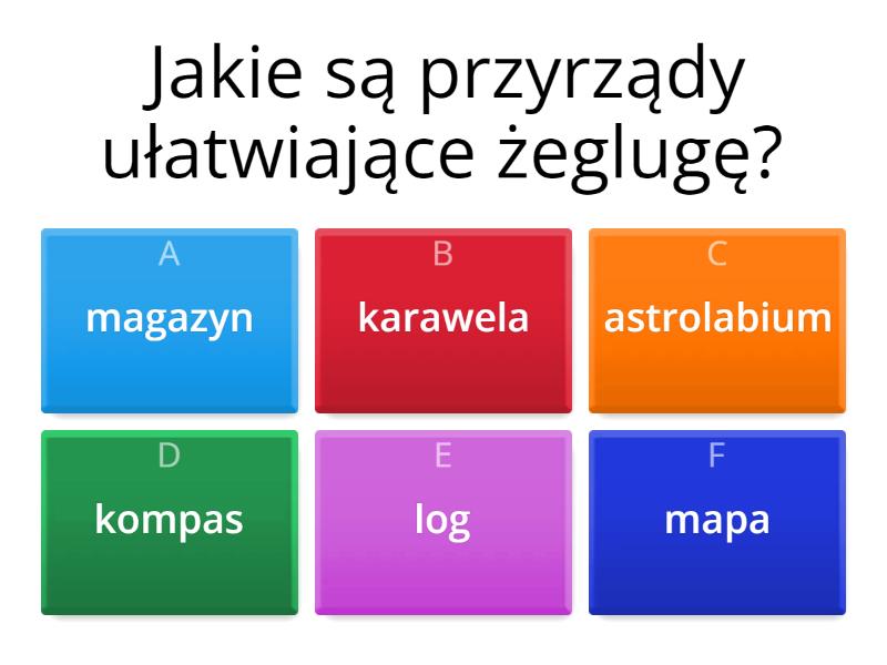 Wielkie Odkrycia Geograficzne Test