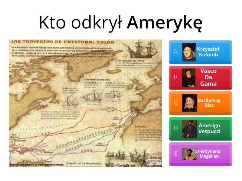 Wielkie Odkrycia Geograficzne - Test Wielkie Odkrycia Geograficzne Test