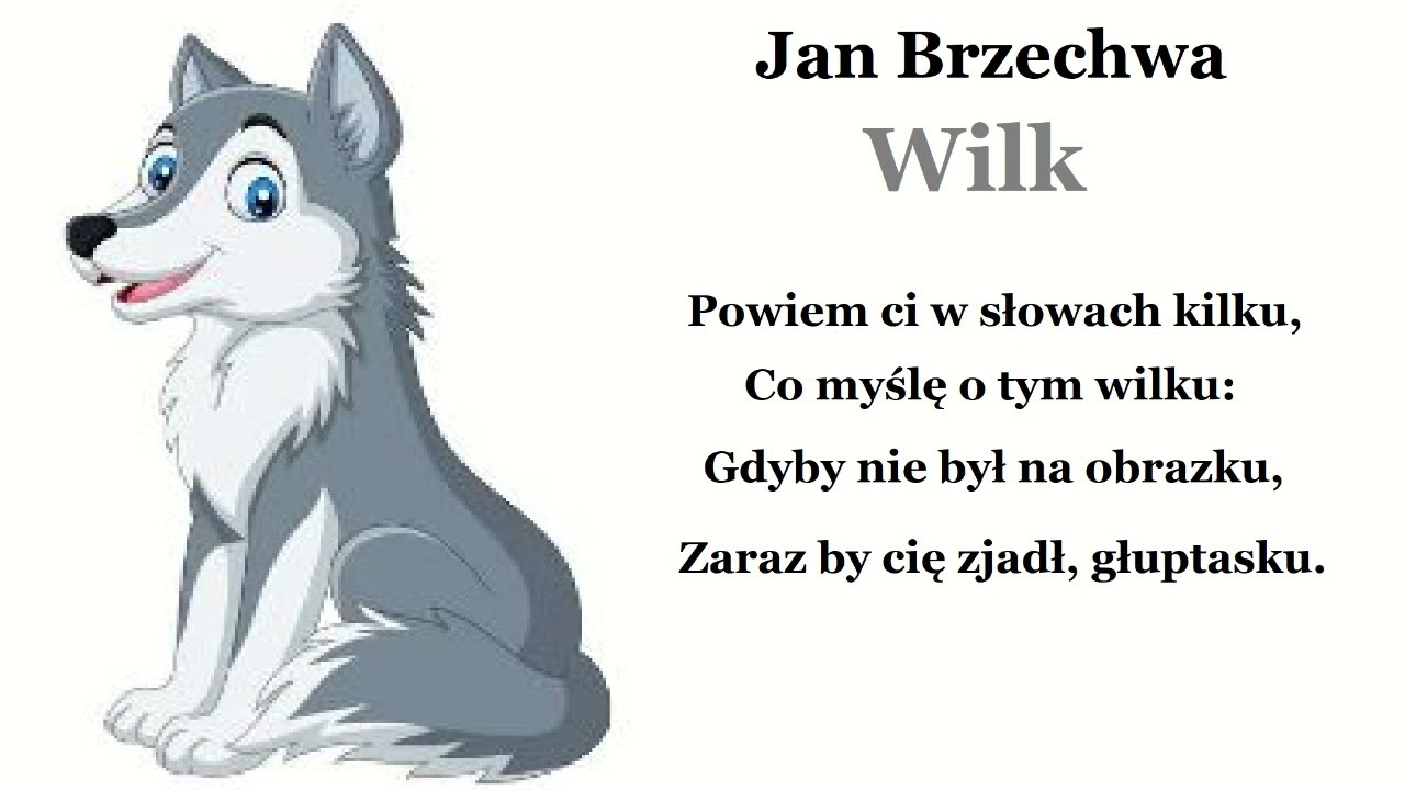Wiersz O Wilku Jana Brzechwy