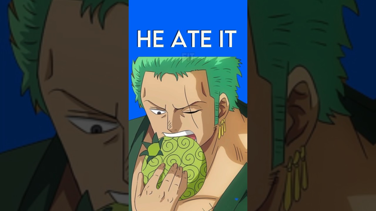 One Piece Zoro Eats Devil Fruit