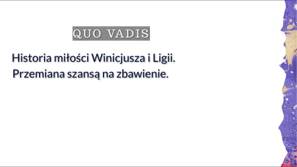 Opowiadanie O Miłości Winicjusza I Ligii