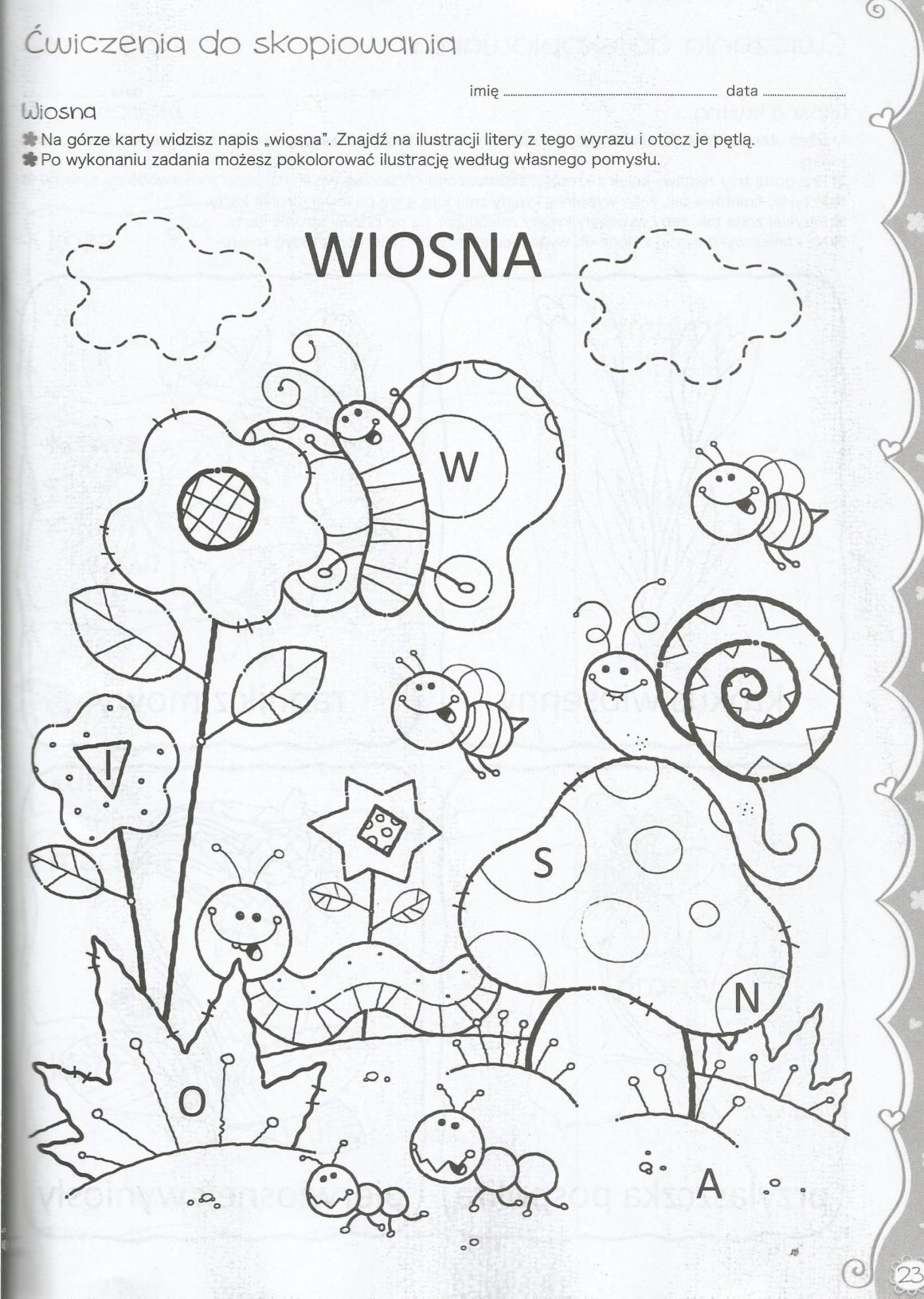 wiosna karta pracy - Przedszkole im. Kubusia Puchatka w Kudowie-Zdroju Wiosna Karty Pracy Do Druku
