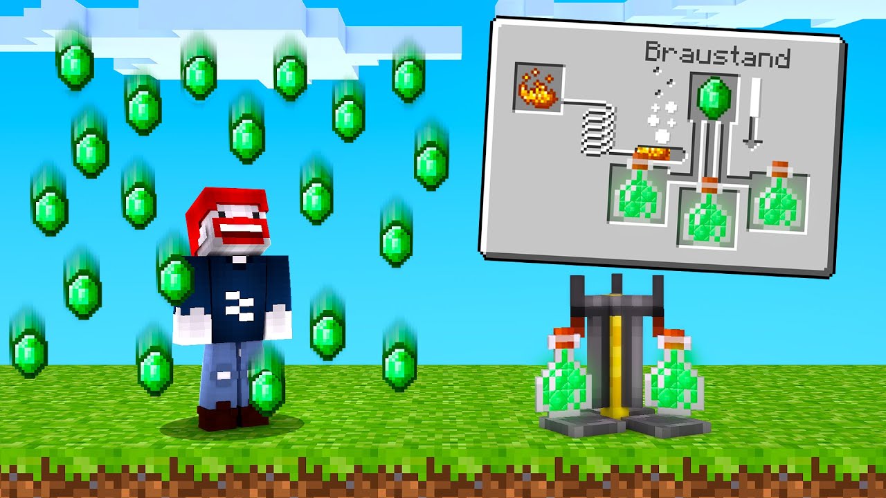 WIR MACHEN einen SMARAGD TRANK und werden OP! - Minecraft - YouTube Co Można Zrobić Ze Szmaragdu W Minecraft