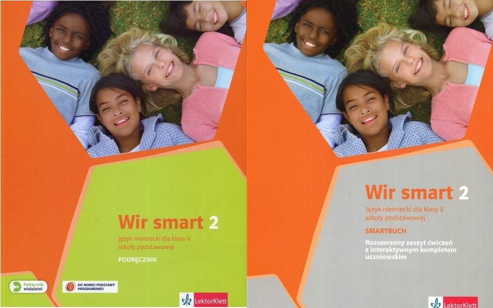 WIR SMART 2 PODRĘCZNIK + ĆWICZENIA NIEMIECKI KL V (12520934593 Wir Smart 2 ćwiczenia Podstawowe