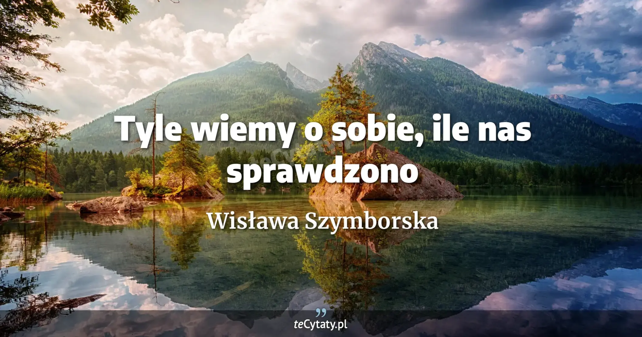 Tyle Wiemy O Sobie Ile Nas Sprawdzono Rozprawka