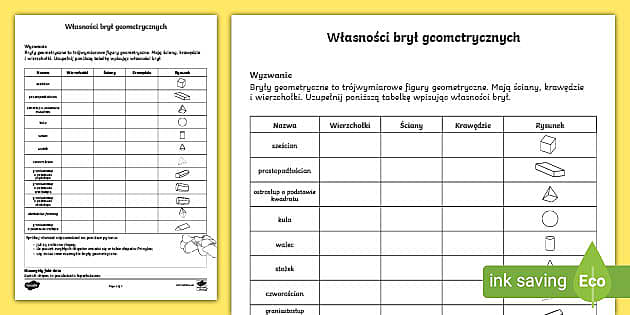 Klasa 4 Geometria Sprawdzian Pdf