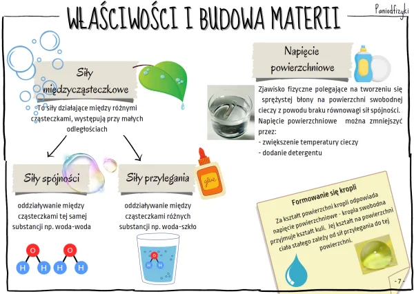 Fizyka Sprawdzian Klasa 7 Dzial 2 Wlasciwosci I Budowa Materii