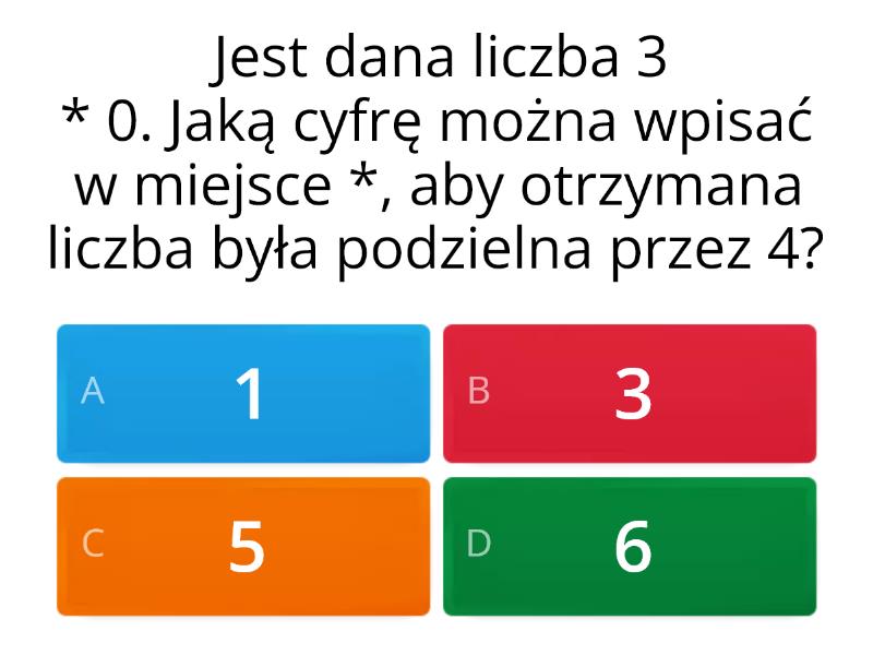 Własności liczb naturalnych - Test Test Klasa 5 Wlasnosci Liczb Naturalnych