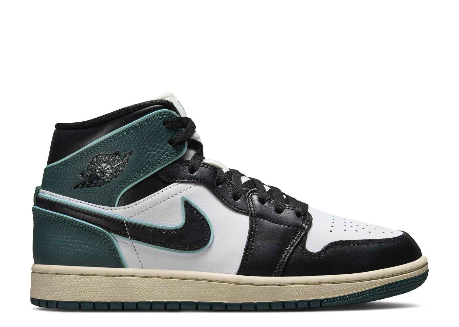 Wmns Air Jordan 1 Mid 'Oxidized Green' - Air Jordan - FQ7818 100 Air Jordan 1 Mid Green And White