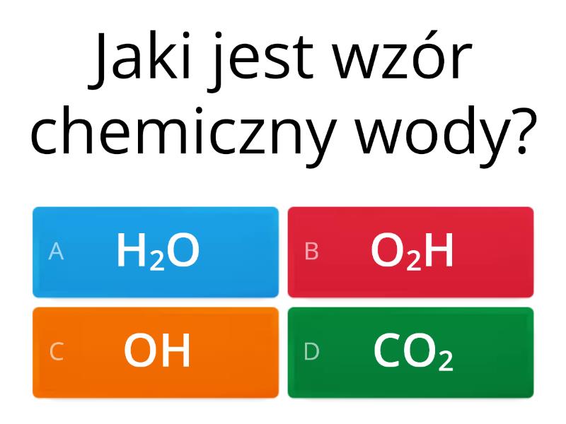 Woda I Roztwory Wodne Quiz