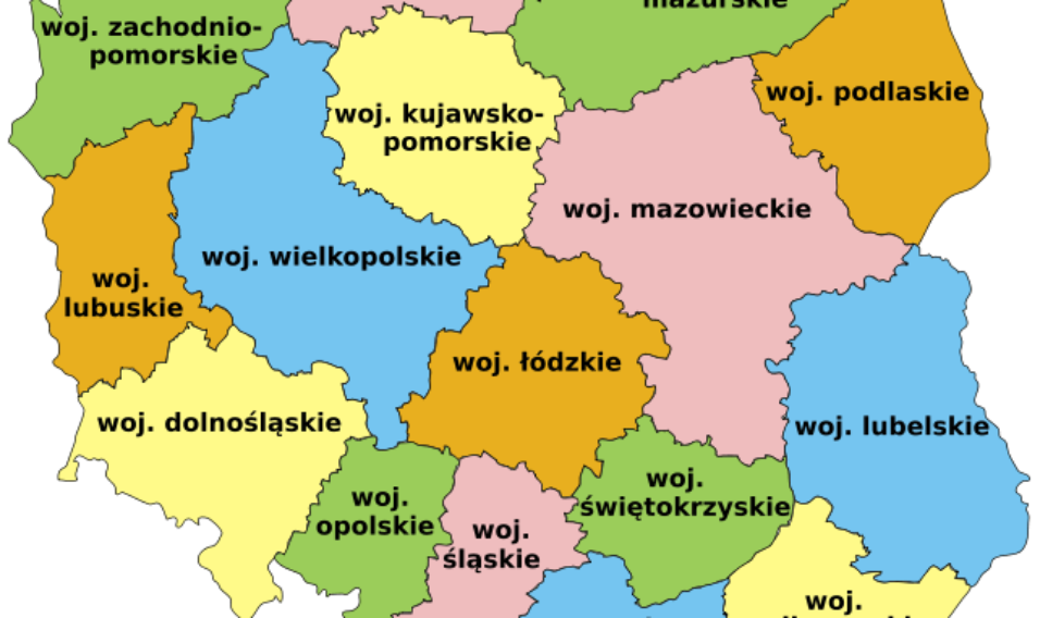 Województwa w Polsce Wojewodztwa I Stolice Polski