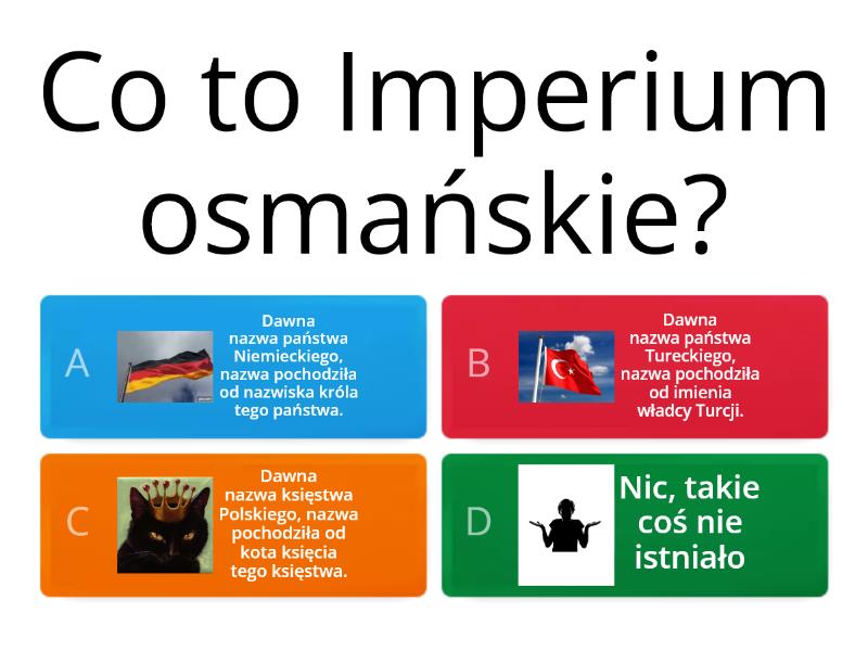 Wojny z Turcją. Klasa 6 Historia - Test Historia Test Klasa 6