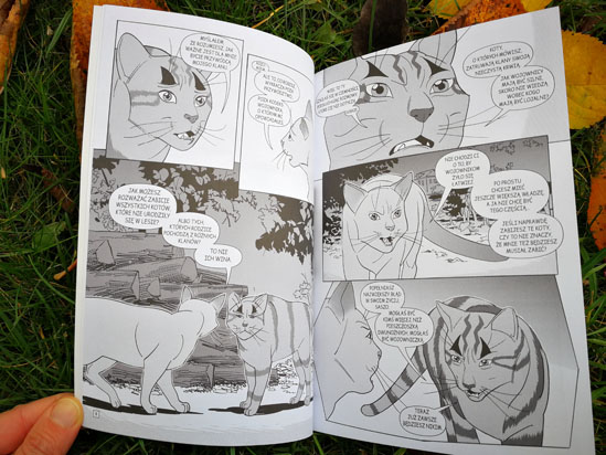 „Wojownicy. Manga 3. Tygrysia Gwiazda i Sasza. Szukając schronienia Wojownicy Manga Tygrysia Gwiazda I Sasza
