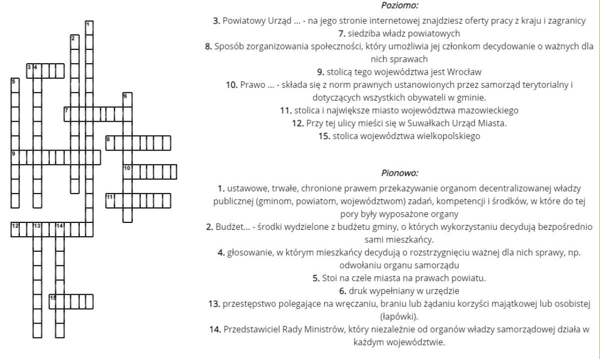 Quiz Wos Klasa 8 Dzial 3