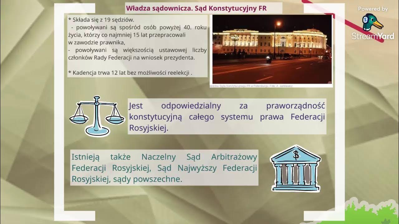 WOS. System polityczny i struktura terytorialna Rosji - YouTube System Polityczny Państwa Polskiego Sprawdzian Wos