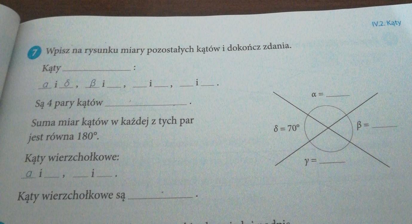 wpisa na rysunku miary pozostałych kątów i dokończ zdania - Brainly.pl Wpisz Na Rysunku Miary Pozostalych Katow I Dokoncz Zdania