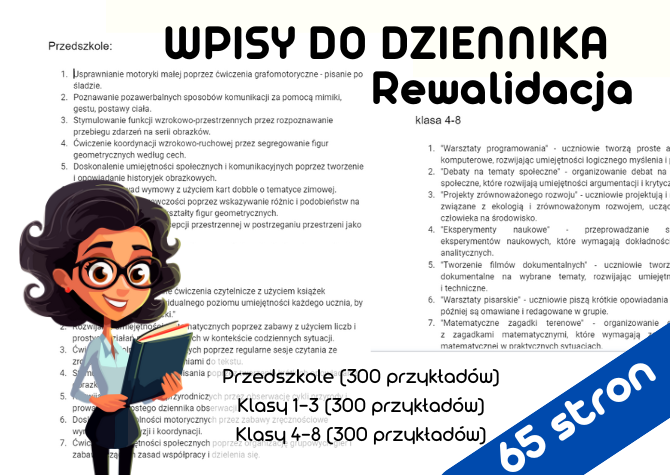 Wpisy do Dziennika - rewalidacja gotowce, przykłady, inspiracje • Złoty Przykladowe Wpisy Do Dziennika Rewalidacji