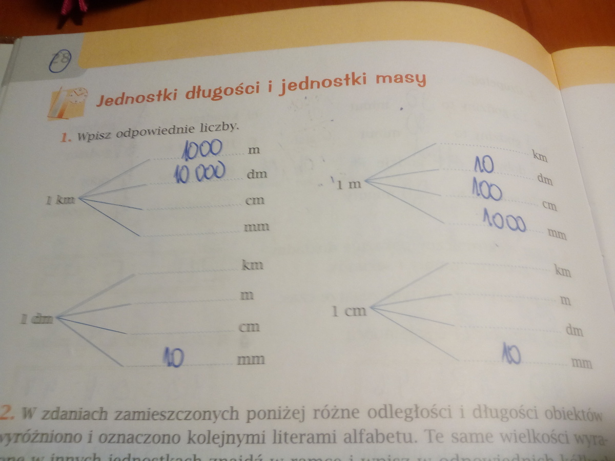 Wpisz odpowiednie liczby. - Brainly.pl Wpisz Odpowiednie Liczby 1 Km
