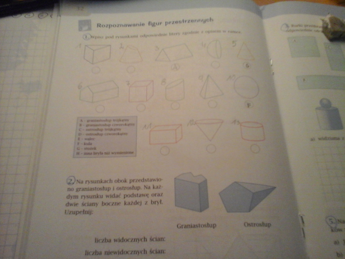 Wpisz pod rysunkami odpowiednie litery zgodniez opisem w ramce. A Wpisz Pod Rysunkami Odpowiednie Określenia Góry Pagórki Wzgórza