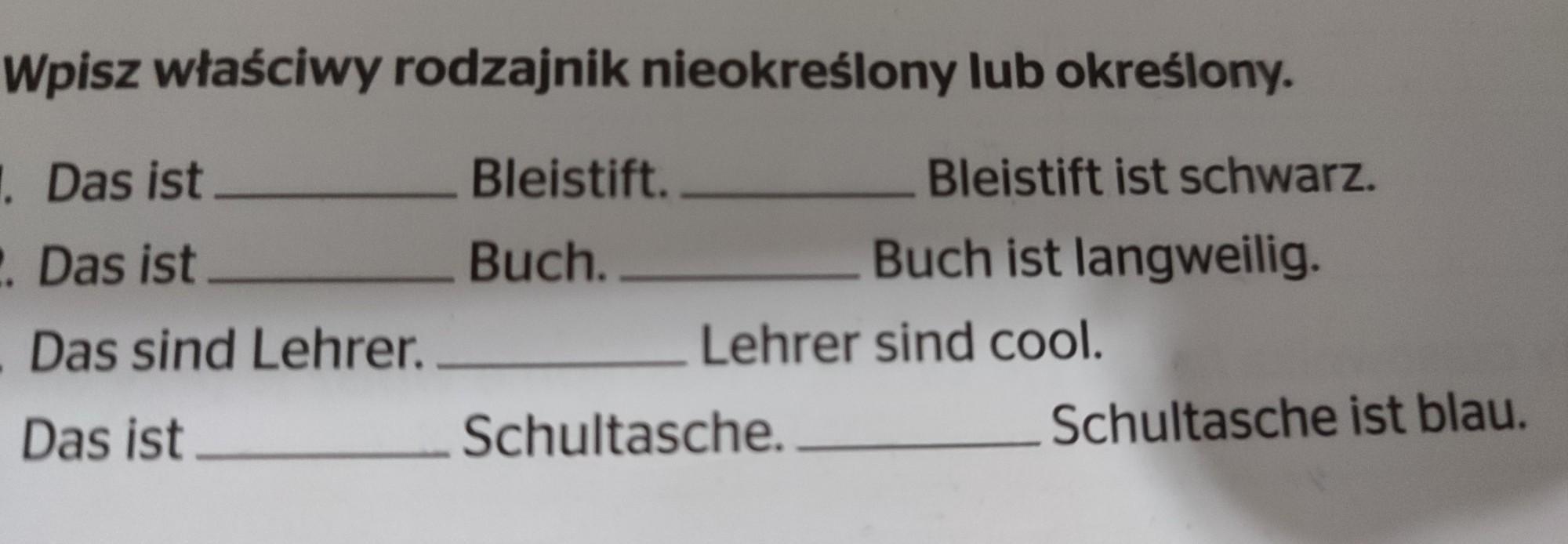 Wpisz właściwy rodzajnik nieokreślony lub określony - Brainly.pl Wpisz Właściwy Rodzajnik Nieokreślony Lub Określony