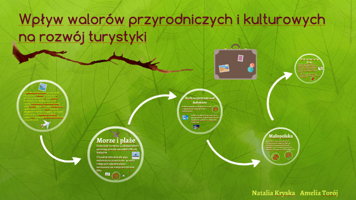 Wpływ Walorów Przyrodniczych I Kulturowych Na Rozwój Turystyki