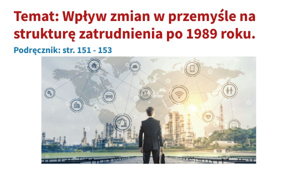 Wpływ Zmian W Przemyśle Na Strukturę Zatrudnienia Po 1989 Roku