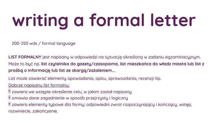 List Formalny Angielski Rezerwacja Hotelu