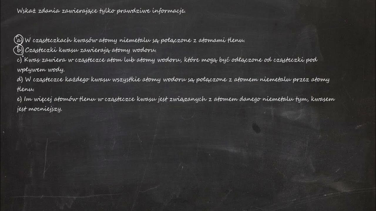 Wskaż zdania zawierające prawdziwe informacje. a) W cząsteczkach kwasów Wskaz Ktore Z Podanych Informacji Sa Poprawne Tluszcze Sa Estrami