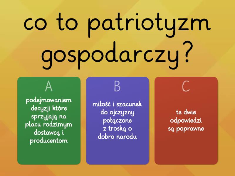 Wspólnota narodowa - Test Wspólnota Narodowa Test Klasa 8