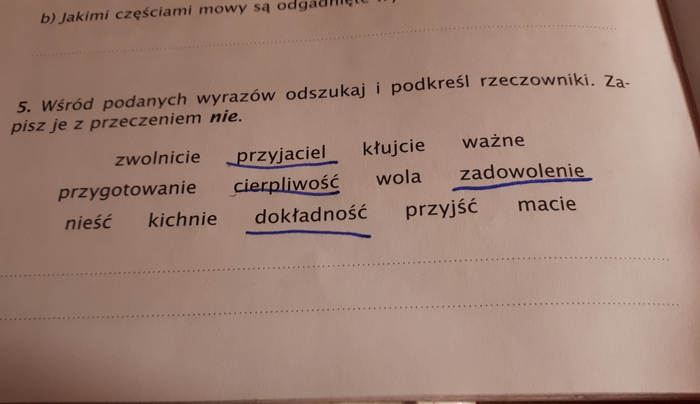 Zapisz Wyrazy Uzasadniające Pisownię Podanych Słów