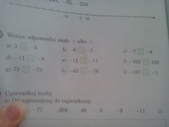 Porównywanie Ułamków Wstaw Znak Lub