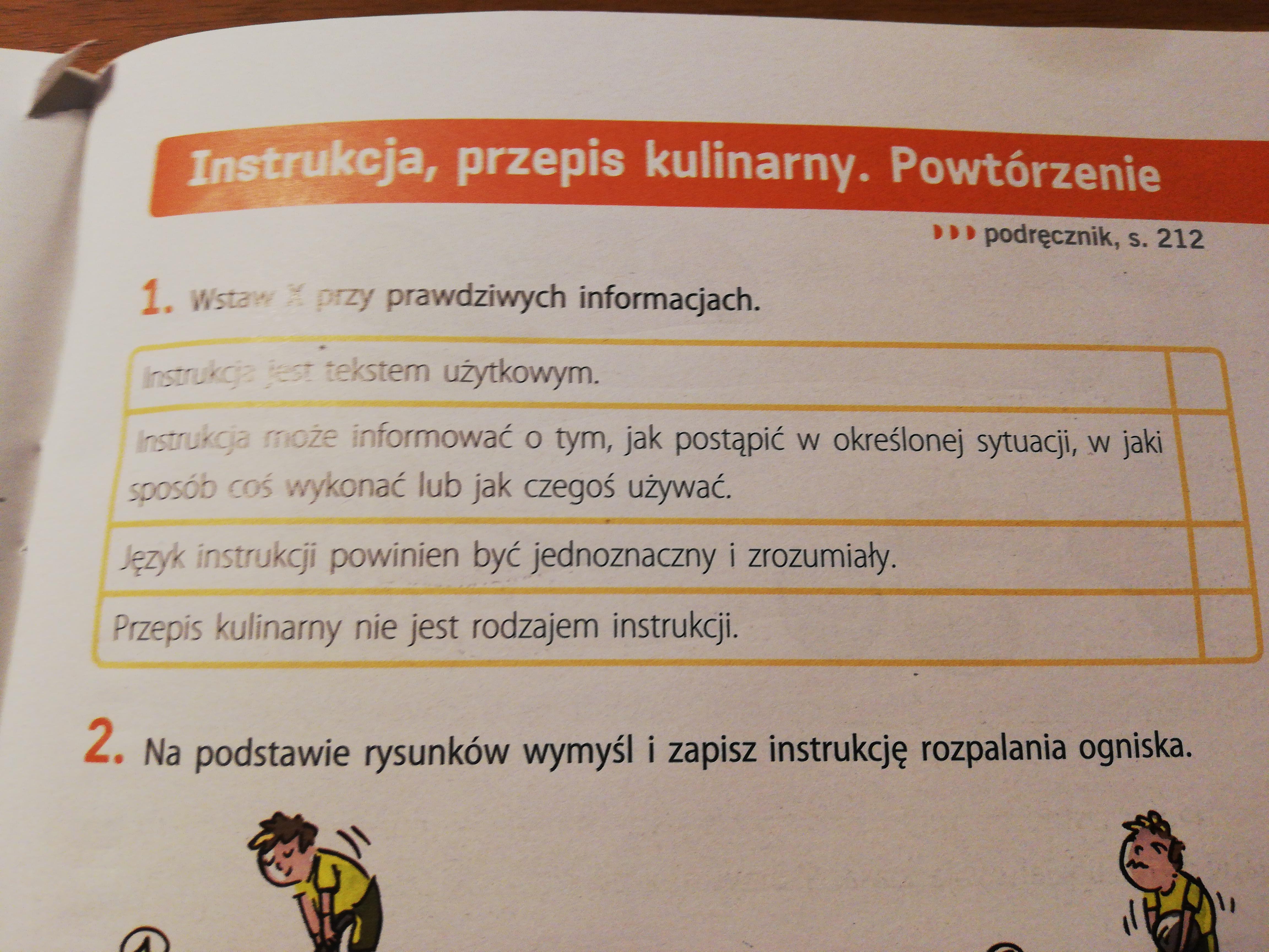 Wstaw X Przy Informacjach Dotyczących Obu Tekstów Z ćwiczenia 2