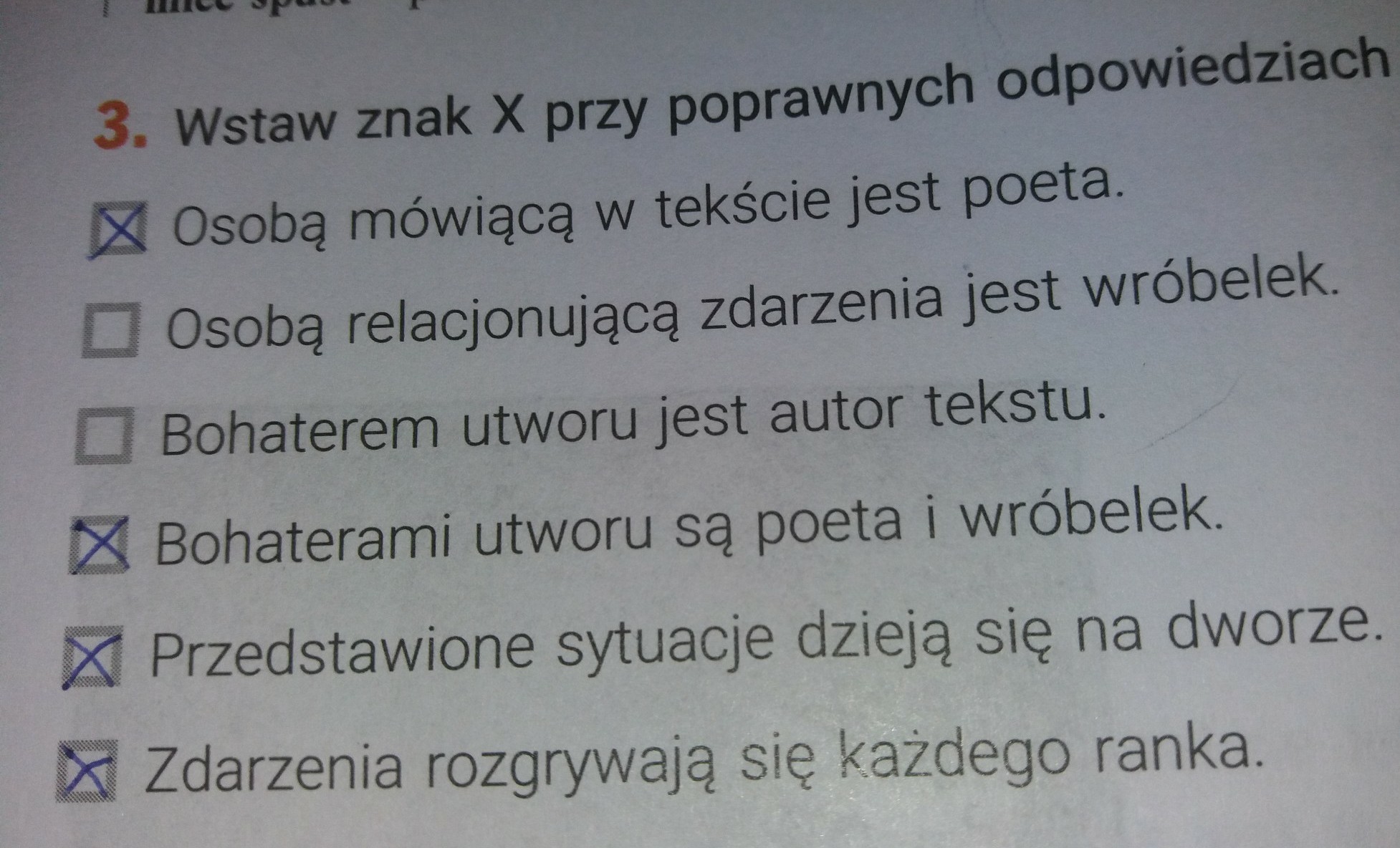 Wstaw znak X przy poprawnych odpowiedział dotyczących tekstu - Brainly.pl Wstaw X Przy Informacjach Dotyczących Obu Tekstów Z ćwiczenia 2