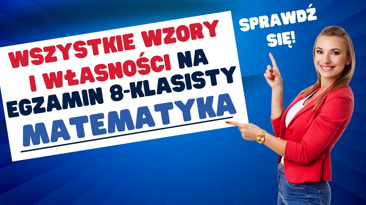 Wszystkie Wzory Na Egzamin ósmoklasisty