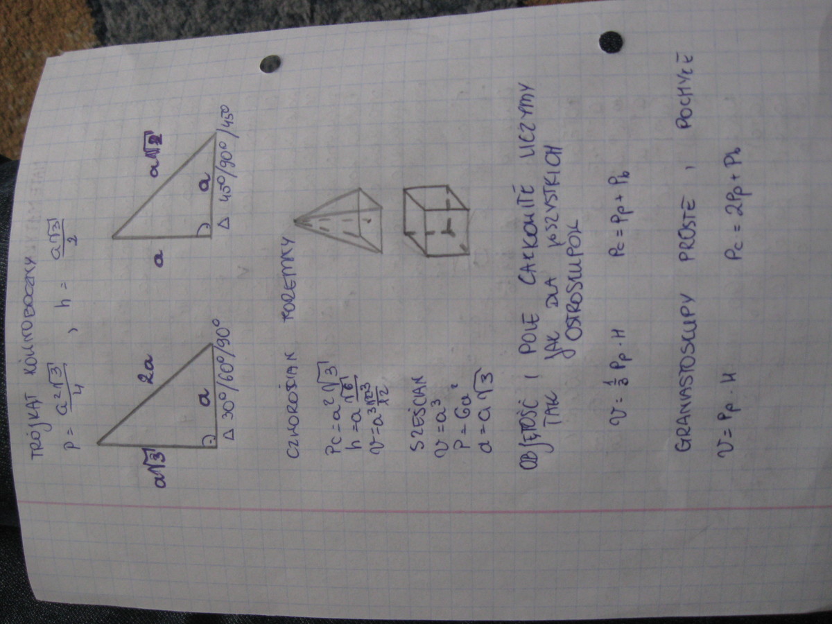 Wzory Z Matematyki Gimnazjum Pdf