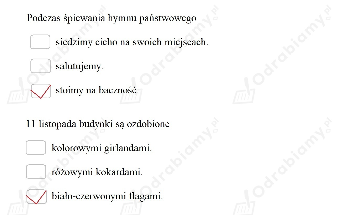 🎓 Wybierz właściwe zakończenie każdego zdania...- Zadanie 4: Nowi Nowi Tropiciele Klasa 2 Czesc 4 Odpowiedzi