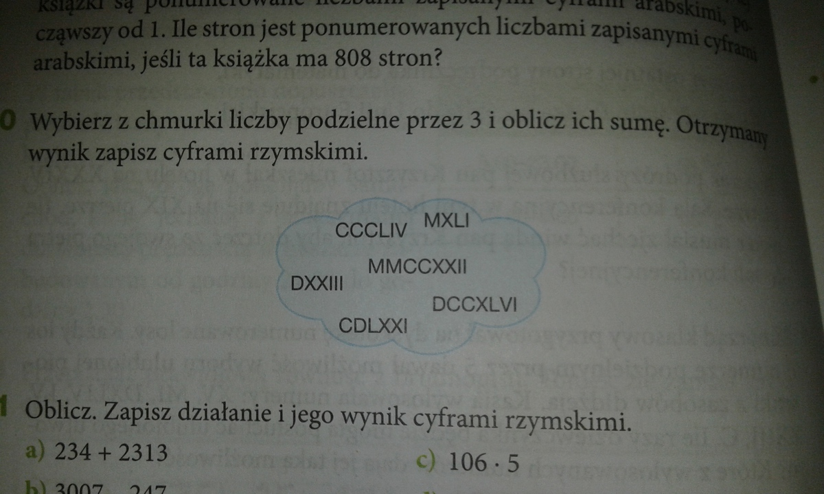 Wybierz z chmurki liczby podzielne przez 3 i oblicz ich sumę. Otrzymany W Chmurce Sa Trzy Liczby Podzielne Przez 4 Wypisz Je