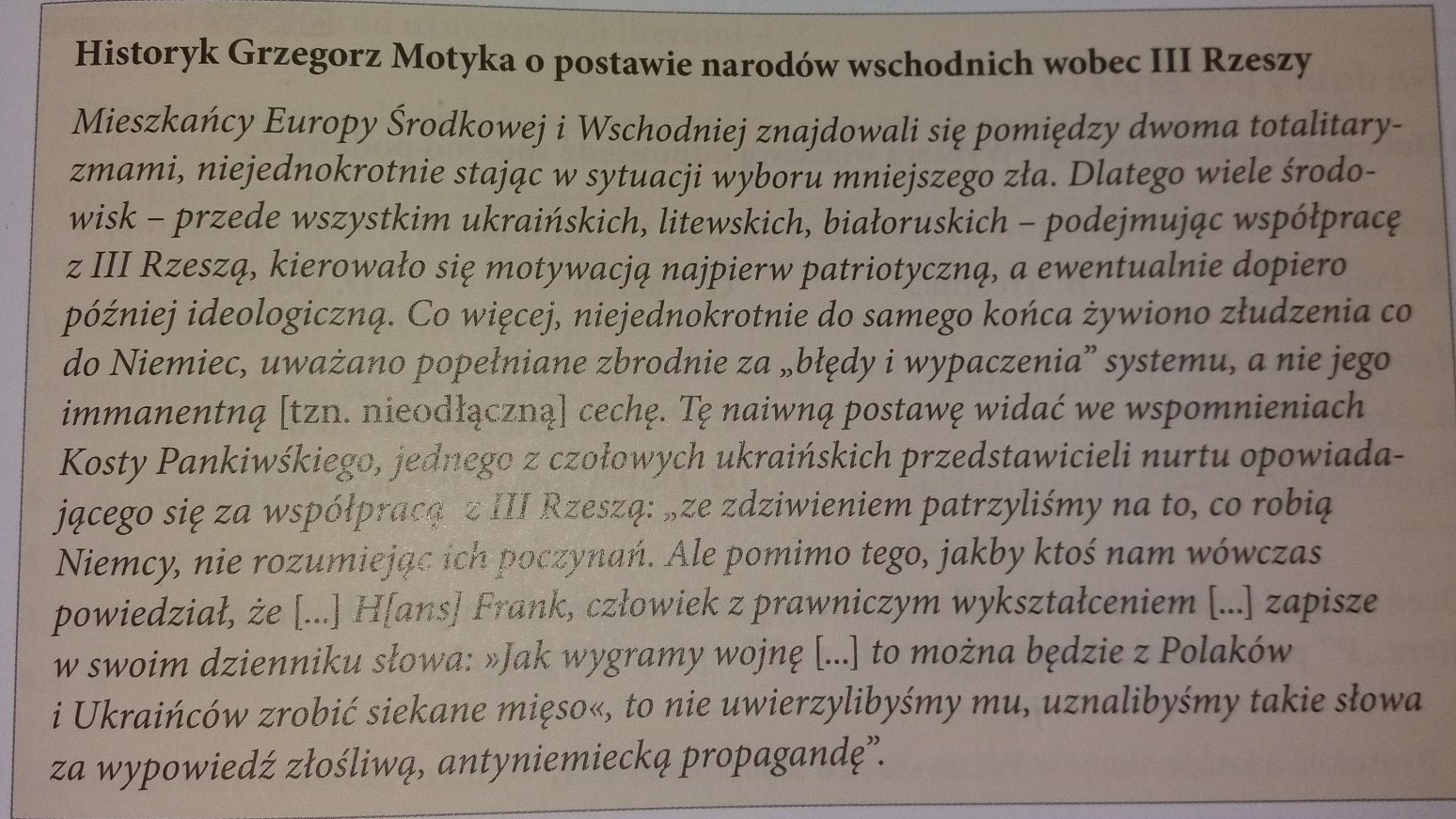 Wyjasnij Dlaczego Zdaniem Autora Wiele Srodowisk Litewskich