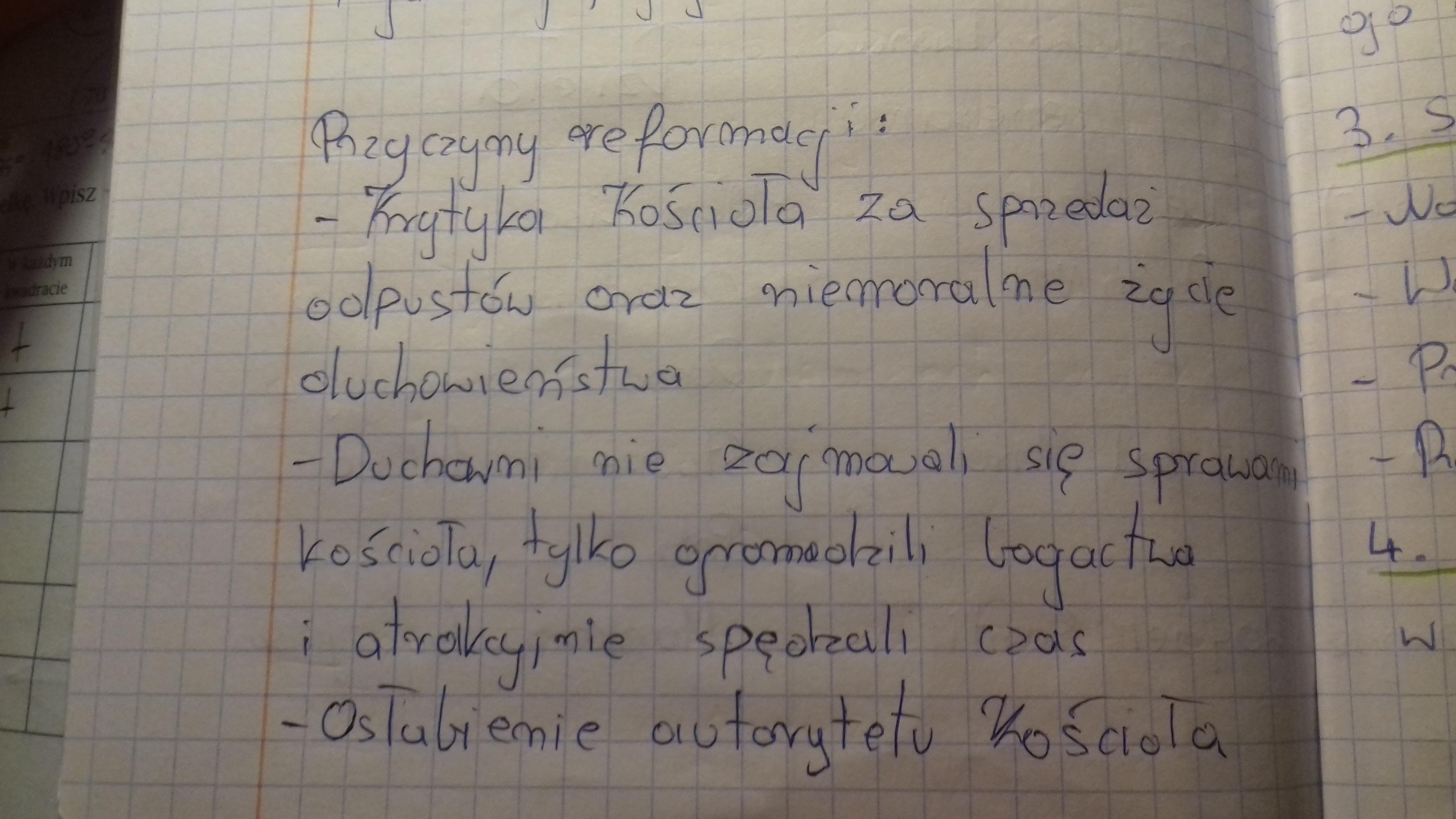 Wyjasnij Jakie Byly Przyczyny Reformacji