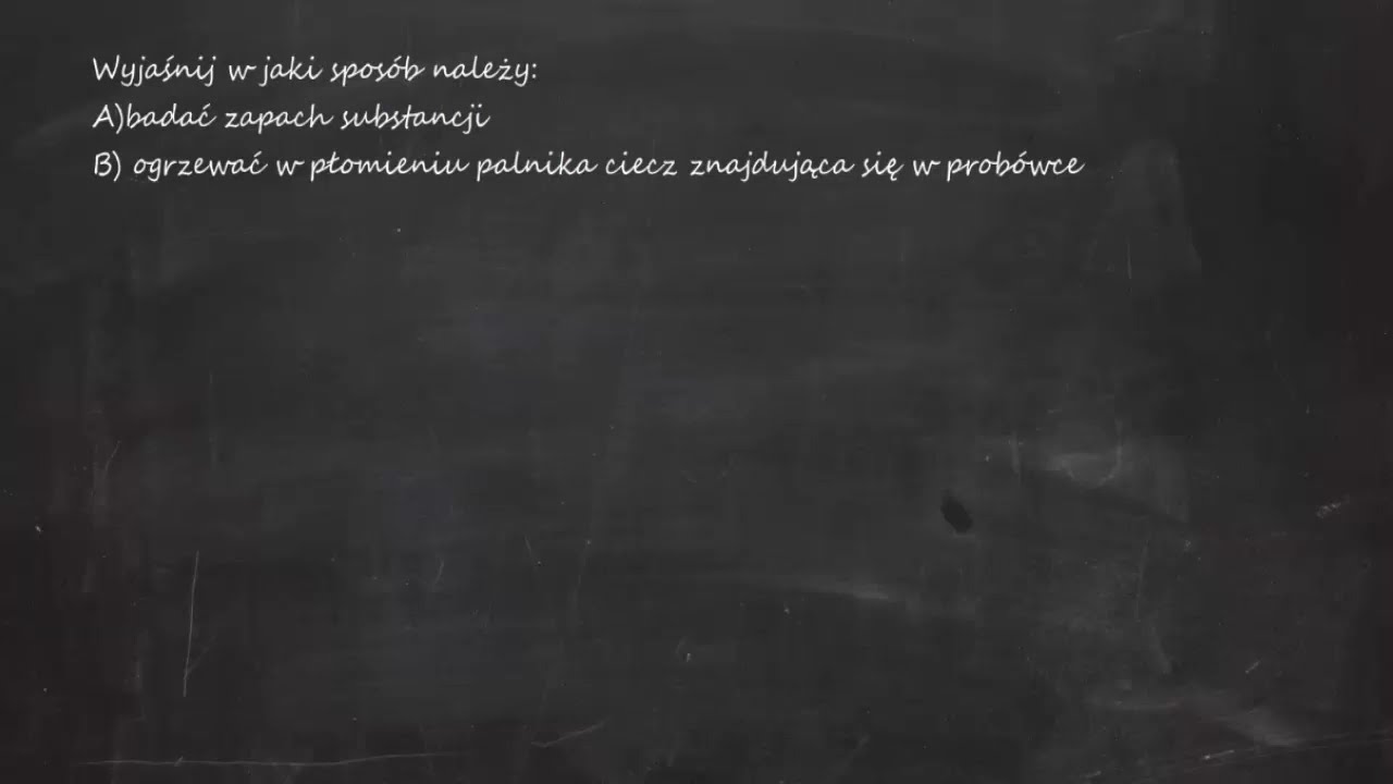 Wyjaśnij w jaki sposób należy: a)badać zapach substancji - YouTube Wyjasnij W Jaki Sposob Nalezy Badac Zapach Substancji