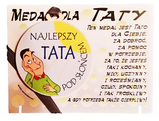 WYJĄTKOWE Życzenia, Prezent dla Taty na URODZINY ! 11027927568 - Allegro.pl Prezent Na Urodziny Dla Taty