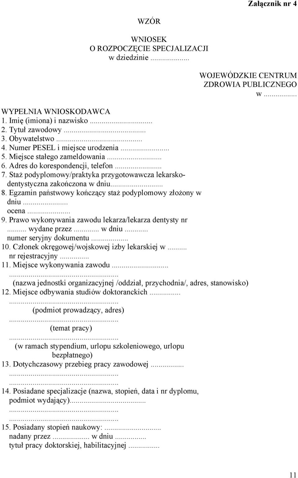 Wykaz specjalności lekarskich i lekarsko-dentystycznych. Wykaz Dokumenty Do Zakończenia Specjalizacji Lekarskiej