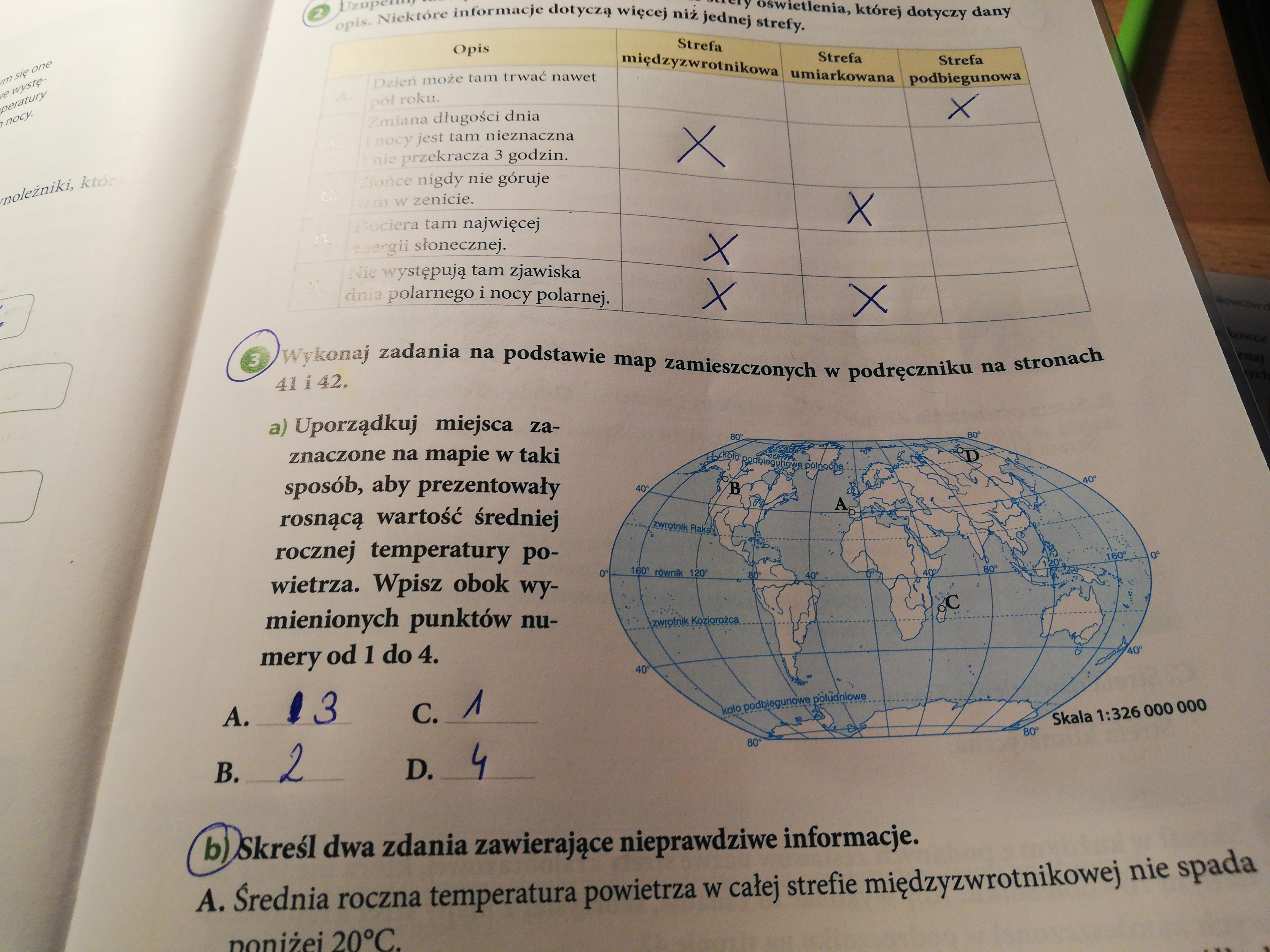 Wykonaj Zadania Na Podstawie Map Zamieszczonych W Podreczniku Na Stronach 41 I 42