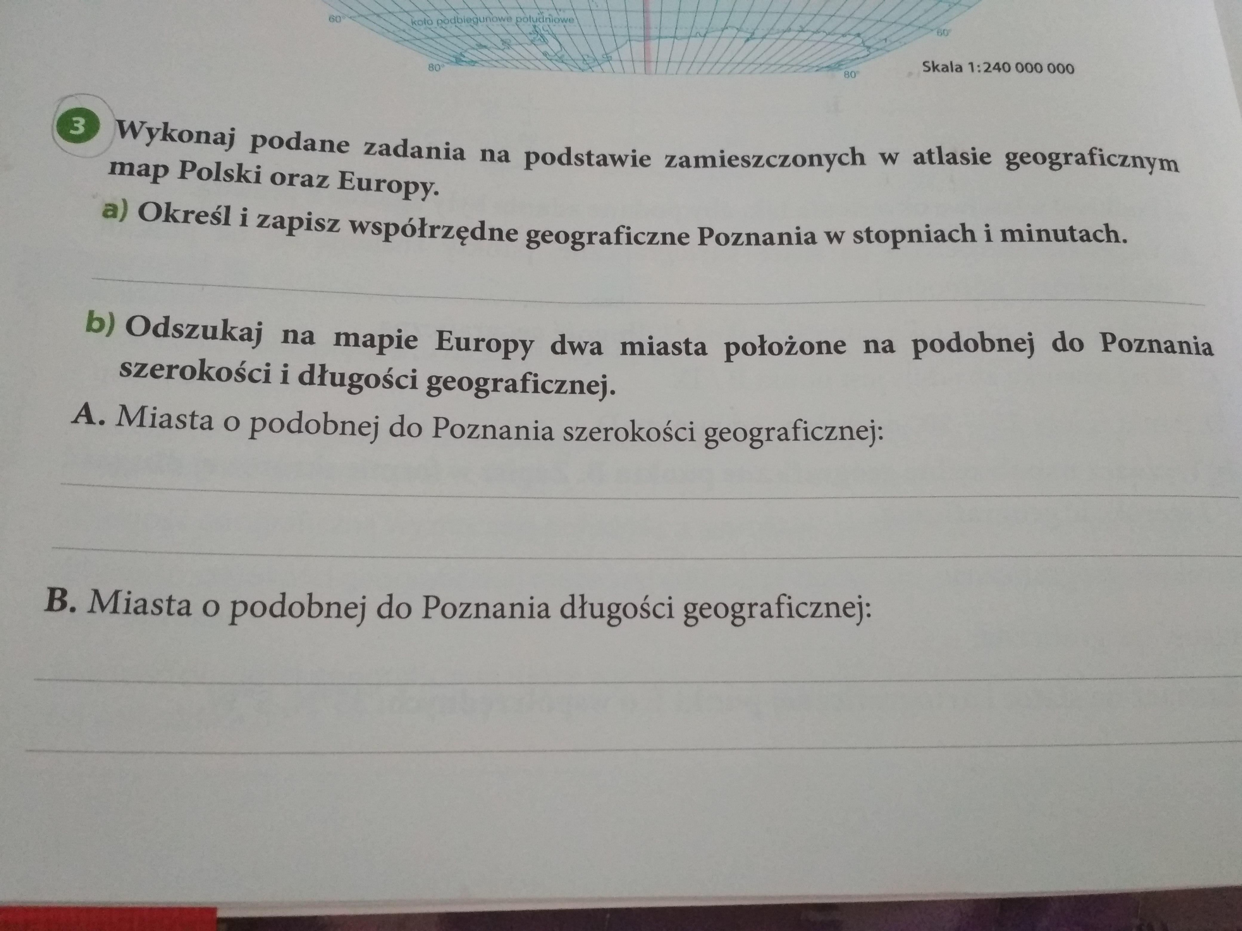 Wykonaj Zadania Na Podstawie Mapy Stref Klimatycznych Europy Z Podrecznika